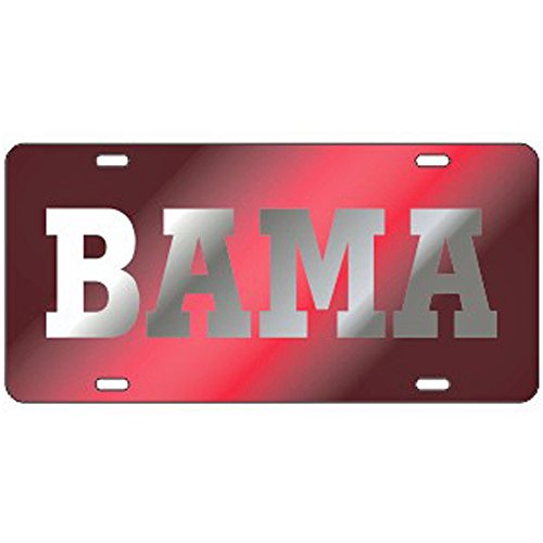 Alabama Crimson Tide"BAMA" Laser Cut License Plate