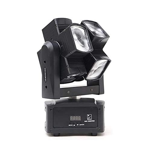 digita deel Moving Head Light - 8 X 3W RGBW LEDs with DMX 512, for DJ Disco Party, Weddings, Concerts, Stage Lighting
