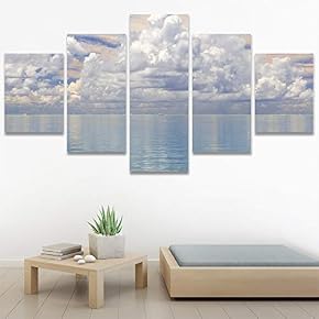 SIGNWIN 5 Panel Canvas Wall Art Modern Art...