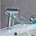 Produktbild Bathroom Basin Faucet Waterfall Spout Glass Brass Chrome Nickel Brushed Cold And Hot Mixer Water Sink Tap A