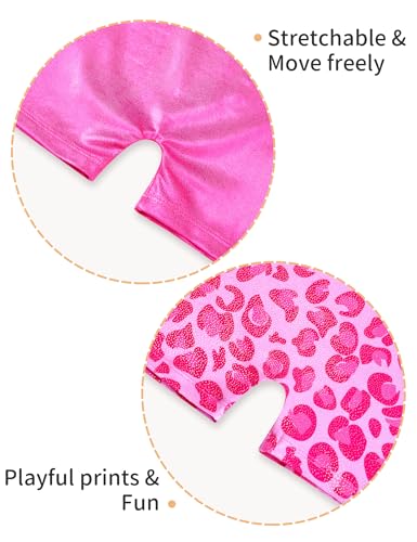 Image of 2 Pack Leotard for Girls Gymnastics Sparkly Sleeveless Unitards