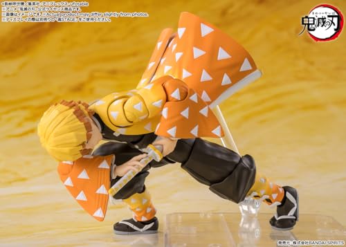 Image of TAMASHII NATIONS - Demon Slayer: Kimetsu no Yaiba - Zenitsu Agatsuma S.H.Figuarts Action Figure