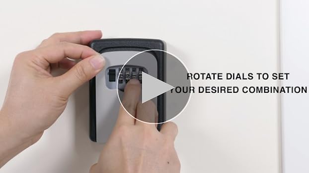 Cassaforte Portachiavi Philorn Con Combinazione 4 Cifre - Resistente Alle Intemperie, Montaggio A Parete