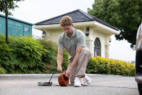 Giraffe Tools 12V DC Retractable Car Tyre Inflator with Cable, 150PSI Portable Air Compressor and Pressure Gauge for Cars, Bikes and Balls - Image 9