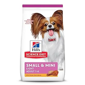 Hill’s Science Diet Dry Dog Food, Adult, Light, Small Paws, Chicken Meal & Barley Recipe, 15.5 lb. Bag