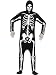 Smiffy's Men's Skeleton Costume, Hooded All in One, Legends of Evil, Halloween, Size M, 25237