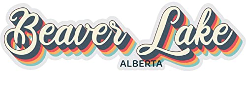 Beaver Lake Alberta Souvenir 4-Inch Vinyl Decal Sticker 3D Design