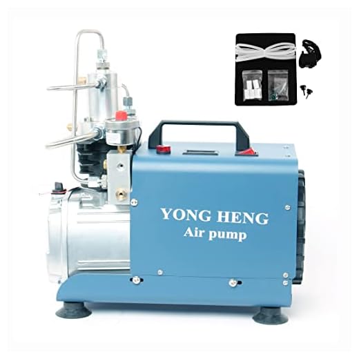 SHZOND 30MPA 4500PSI High Pressure Air Pump Adjustable Auto-Stop 13.2GPM Air Flow Rate PCP Compressor 1.8KW Air Compressor Pump for Airgun Rifle PCP Inflator