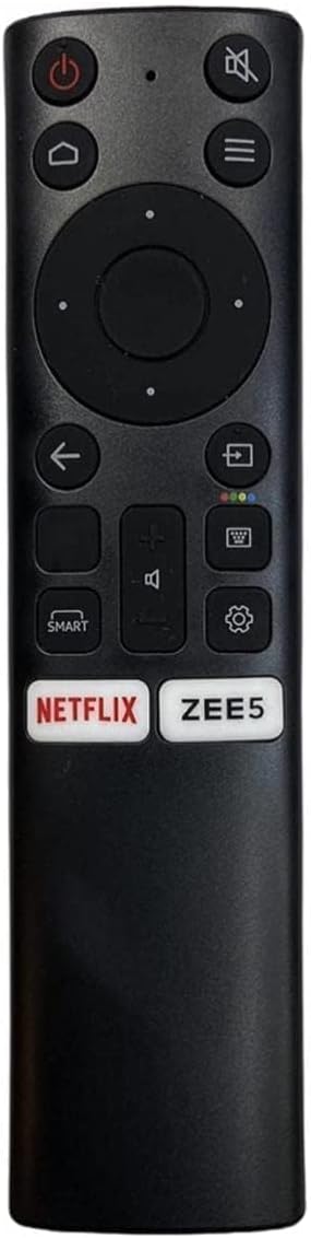 MMPS LED Remote Control Compatible with Nokia Smart 4k Ultra HD Remote, (Without Voice) (Non-Voice)-(Please Match The Image with Your Old Remote)- Black