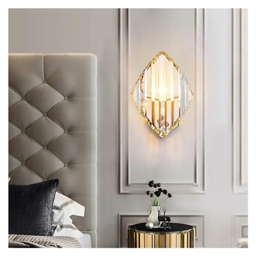 Lámpara de Pared LED con Control Remoto - Apliques de Pared en Forma de rombo para decoración del hogar, Ideal para Salas de Estar y mesitas de Noche. Solución de iluminación Elegante y Mode