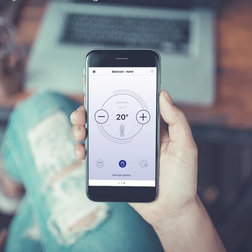 Adax Neo H Elektroheizung Wandmontage - Konvektor Heizung Elektrisch Intelligente Wifi - Radiator Heizung - Elektro Heizkörper - 2000W Weiß 330mm Smartphone-Steuerung LCD-Anzeige KWT IP24C Class II