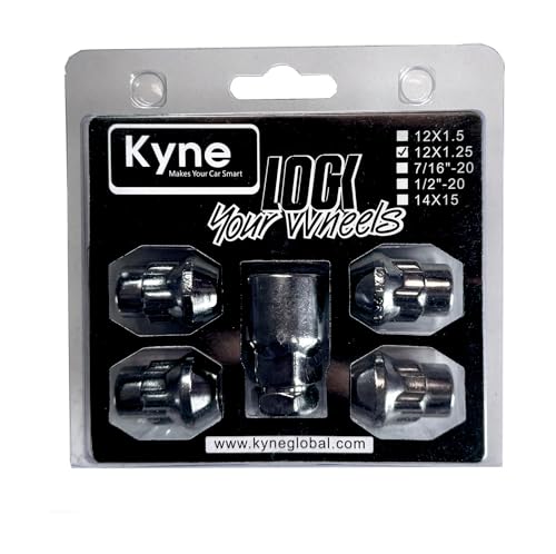 Image of Wheel Lock Nuts,lock nuts,M12x1.25 for all Suzuki, Anti-Theft Lug Nuts and car wheel security secure (Type 1, M12x1.25)
