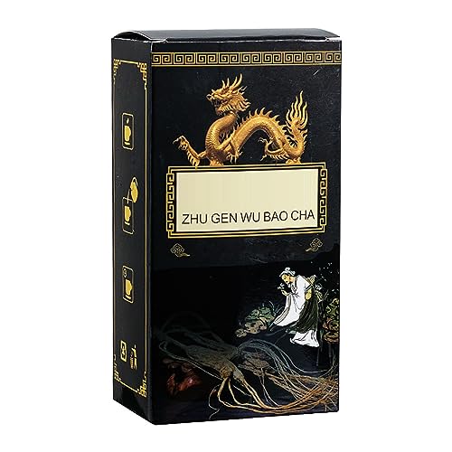 Ginseng Five Treasures Tea Kidney Tea, Zhu Gen Wu Bao Cha, Ginseng Five Treasures Kidney Tea, Men’s Essentials Kidney Tea, Everyday Nourishing Liver Tea (1box)