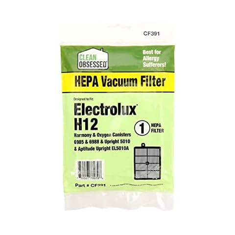 Clean Obsessed Replacement Filter Designed To Fit Electrolux S-Filter to fit Electrolux & Sanitaire Vacuum Cleaners Cover