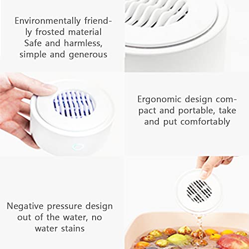 Sliverdew Máquina de lavar frutas e vegetais 4400 mah, máquina de limpeza de frutas recarregável USB