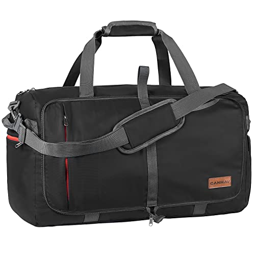 CANWAY 65L Travel Duffel Bag, [New Version] Foldable Large Duffle Bag