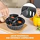 Aieve 2 in 1 Eierkocher Eierhalter Pochierer Einsatz kompatibel mit Thermomix TM5 TM6 TM31 Küchenmaschinen Zubehör für 4 pochierte Eier und 6 gekochte Eier, BPA-Frei (Ohnen Topf)