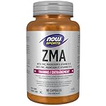 NOW Sports, ZMA (Zinc, Magnesium and Vitamin B-6), Enhanced Absorption, Sports Recovery*, 90 Veg Capsules