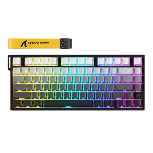 Clavier magnétique effet Hall ATTACK SHARK R82HE avec amortissement 5 couches