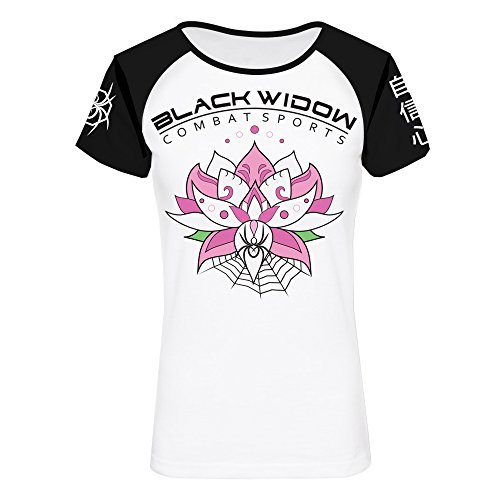 Black Widow Combat Sports Women's Lotus Rash Guard (Medium)