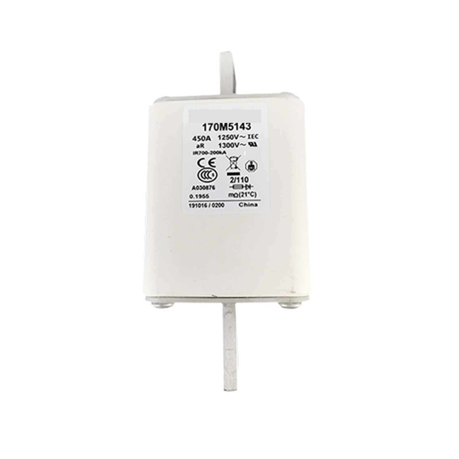170M5143 Fusible Rapide Basse Tension pour la protection des semi-conducteurs industriels