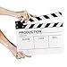 Produktbild Feibrand Film Klappe Filmklappe Regieklappe Clapper Board Acryl für Director Weiss 30 x 24,4 Zentimeter