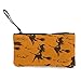 Cartera de Lona Witches Drive Stick Patterns Canvas Coin Purse for Women Make Up Bag Fashion Travel Toiletry Bag