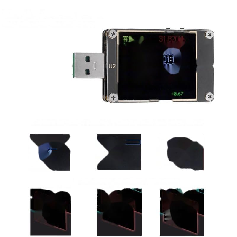 Tester USB QC4.0+ PD3.0 2. PPS szybkie ładowanie protokołu pojemność miernik prądu stałego 4 ~ 24 V 5 A WITRN-U2 Tester kolorowego wyświetlacza USB
