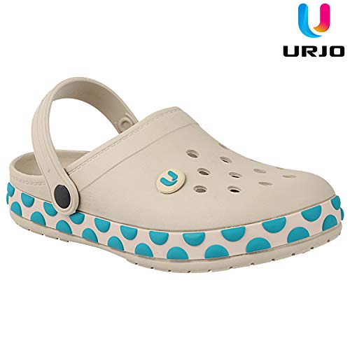 Image of URJO GEMS Kid's Clogs /Sandals with Adjustable Back Strap Ultra Soft & Flexibility Anti Skid Comfortable Waterproof Daily Mules Clogs /Sandals Boy's & Girl's