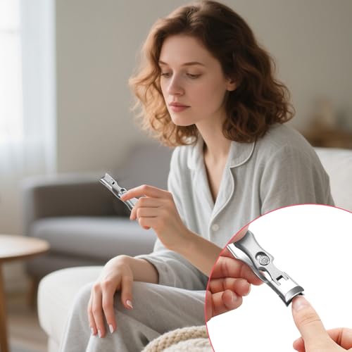 Outil de soin de pédicure robuste avec coupe-ongles à large ouverture