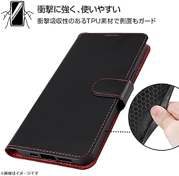 ◆◆◆◆iPhone 13 Mini Notebook Simple Magnet/Black/Red