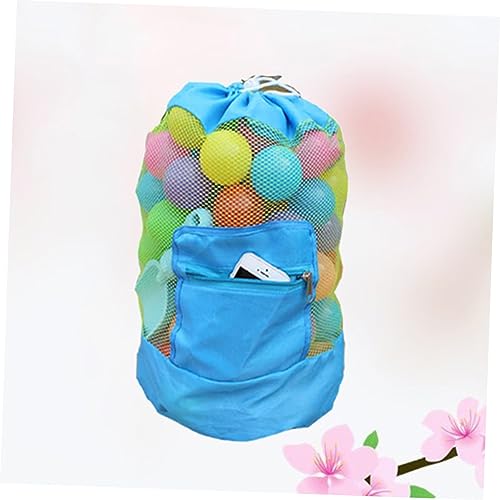KESYOO Mesh Beach Tote Bag Foldable Storage for Sand Seashells Design for Swimming Outdoor3