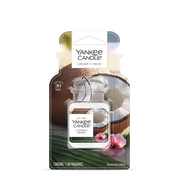 Image of Yankee Candle Car Jar, Coconut Beach (Pack of 6)