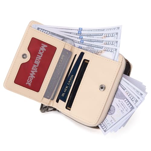 Image of Montana West Small Wallet for Women Female Ladies with a Detachable Wristlet Women's Wallet with Rfid Blocking Lining Minimalist Lightweight & Easy to Carry