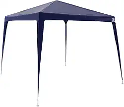 Tenda Gazebo Polietileno Bel Fix Azul 3 x 3 m