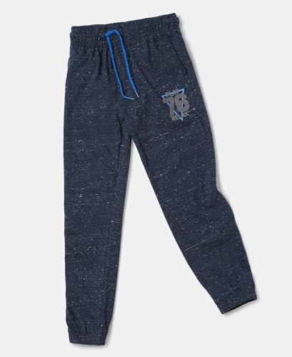 Image of Jockey AB10 Boys Super Combed Cotton Rich Graphic Printed Joggers with Elasticated Hem
