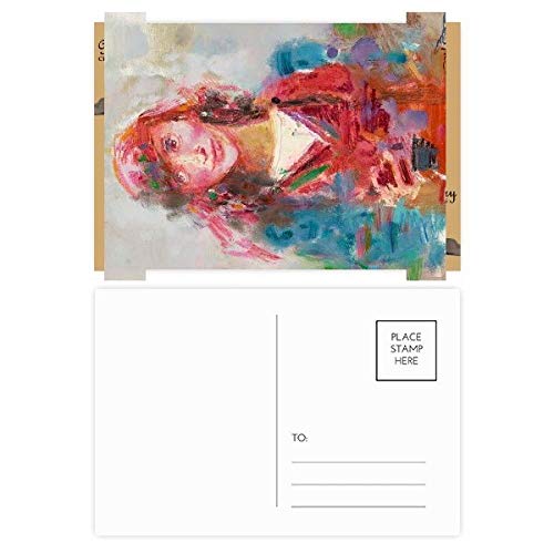 Cartes postales Père Noël pour les vœux de fin d'année des petites filles