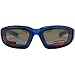Global Vision Kickback 2 Sunglasses (Blue Frame/Flash Mirror Lens)