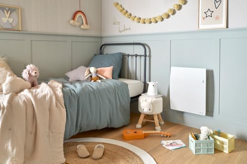 Radiateur chaleur 2000W AGILIA horizontal pilotage intelligent connecté blanc carat - ATLANTIC - 503125