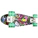 WeSkate Mini Cruiser Skateboard tabla completa retro tabla de skate vintage con...