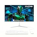 Elepad 23.8' Inch All-in-One Gaming Computer PC, FHD Display 1920x1080, 16GB DDR4 RAM 256GB SSD, CPU Core i9-11900H (2.5GHz-MAX 4.9GHz), Windows 11 Pro/HDMI, USB3.0, BT4.2, Wired Keyboard & Mouse