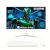 Computadora de escritorio todo en uno de 23.8 pulgadas, pantalla FHD 1920×1080, 16GB DDR4 RAM 256GB SSD, CPU Core i9-11900H (2.5GHz-MAX 4.9GHz), Windows 11 Pro/HDMI, USB3.0, BT4.2, teclado y mouse con