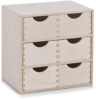Zeller 13192 element szuflady, 6 sztuk, brzoza 28 x 20 x 28 cm, inne
