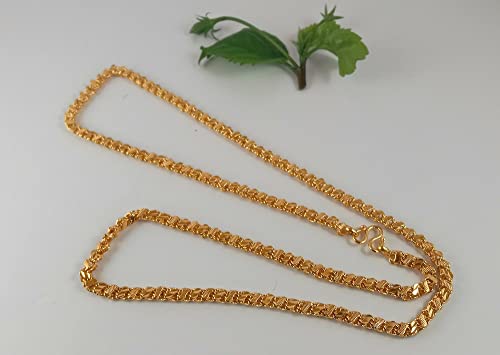 CUTE GOLD One Gram Gold Plated Fashion Jewellery Traditional Covering Muruku Thali Saradu Chain for Women & Girls