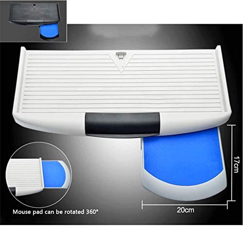 Plateau de Clavier sous Bureau avec tiroir et support coulissant réglable pour ranger