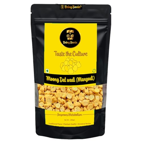 Image of Being Bania Rajasthani Mangodi | 250gm Moong Dal Wadi | Mungori Wadi | 100% Natural | No Added Preservatives