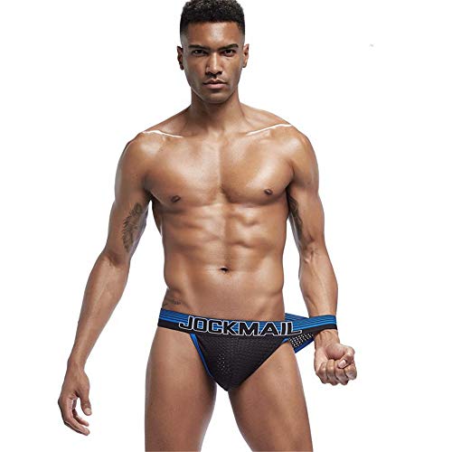 JOCKMAIL Mesh Men Underwear Men Briefs Breathable Male Panties Underpants