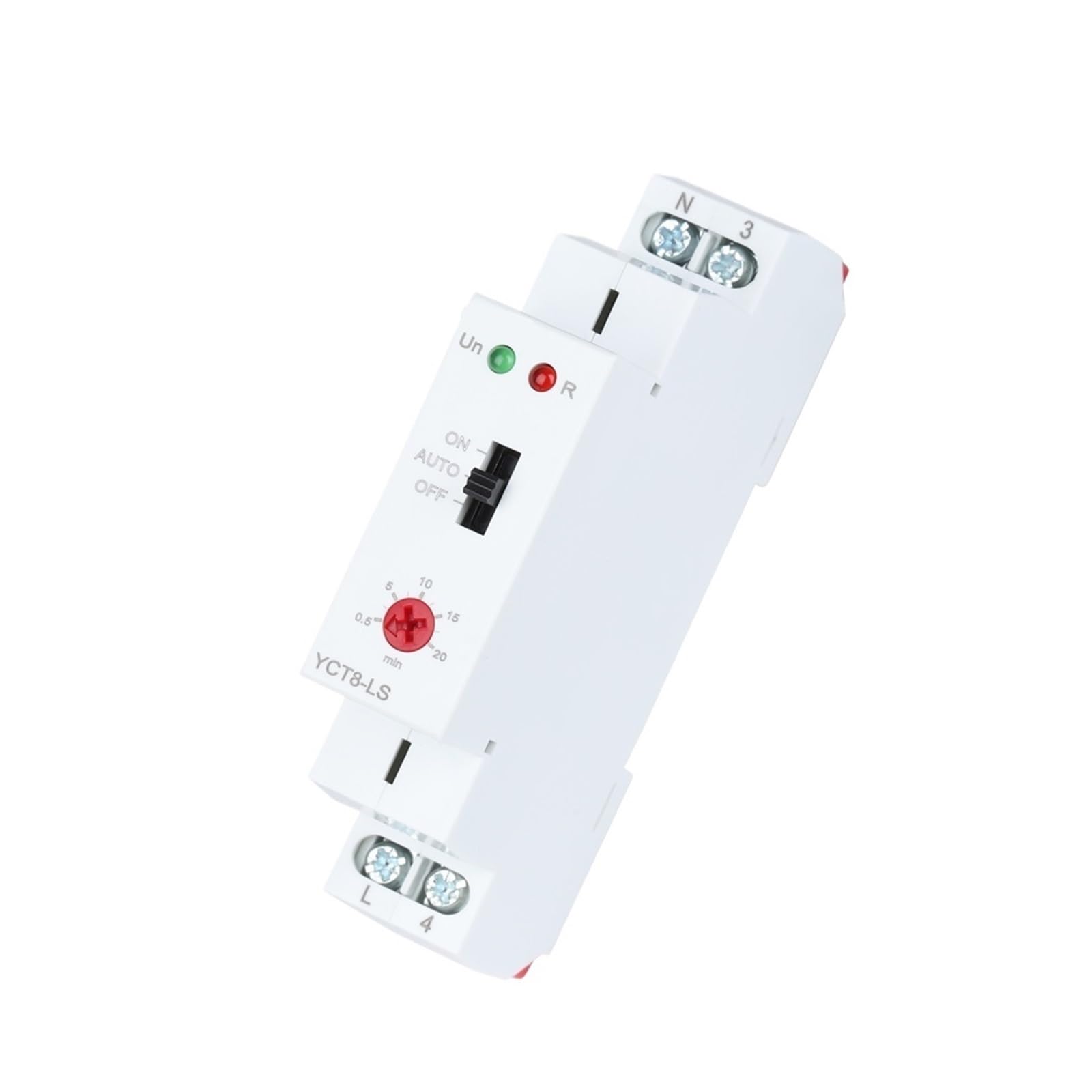 Relè temporizzatore multifunzione 16A AC 230V 50/60Hz Din Rail Lo stato del ritardo è indicato dal LED