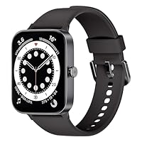 KIUVKAS Smartwatch Uomo Donna,1.95" Orologio Smartwatch con Effettua/Risposta Chiamate,140+ Sportive Fitness Tracker con Pressione Sanguigna e Monitor Sonno,IP68 Smart Watch per Android/iOS Nero