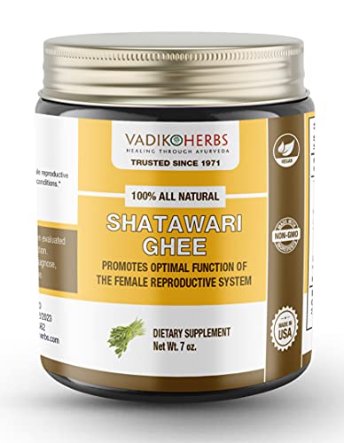 Shatawari (Shatavari) Ghee (Herbal Ghee) ~ Asparagus Racemosa ~Premium Potency Herb In A Natural, Fresh Ghee Base ~ Made In The Usa Every Week #TOP14
